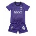 Camiseta Al-Hilal Neymar Jr #10 Tercera Equipación Replica 2024-25 para niños mangas cortas (+ Pantalones cortos)